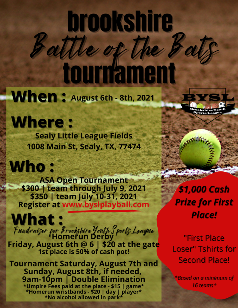 Brookshire Battle of the Bats Flyer (1)